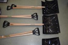 2 Union Tools Snow Shovels