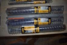 3 DeWalt High Impact Carbide Drill Bits, 1 QuadroX Spline Shank
