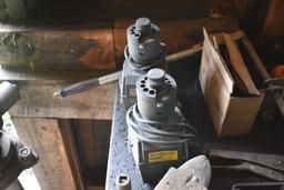 Metal Welding Table With Little Town 4" Bench Vise with Contents