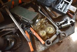 Metal Welding Table With Little Town 4" Bench Vise with Contents