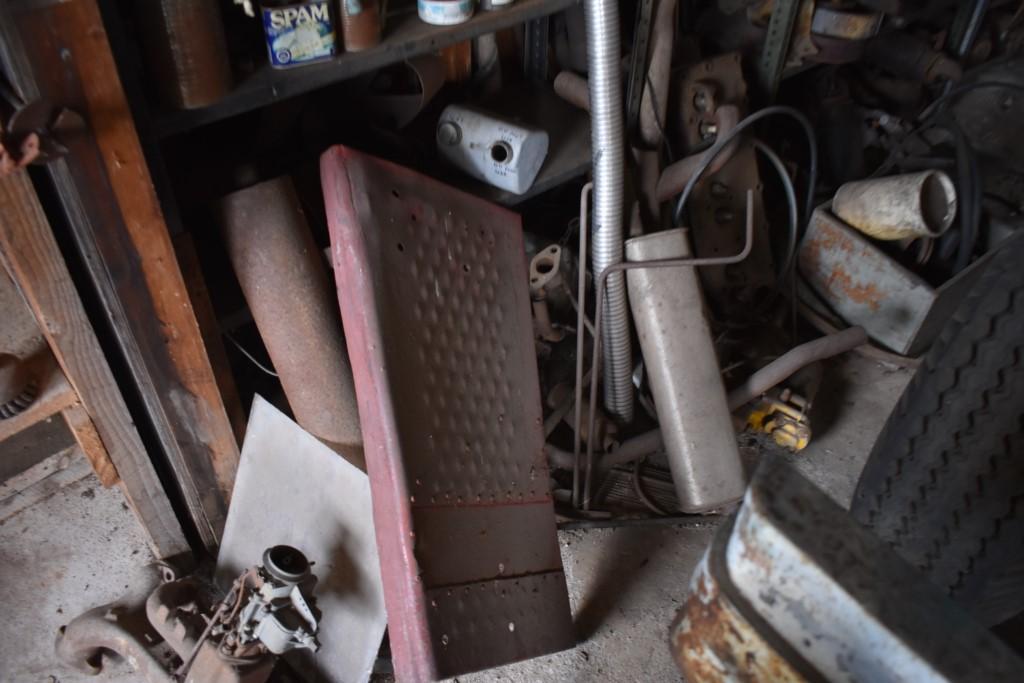 3 Shelves of Car Related Items