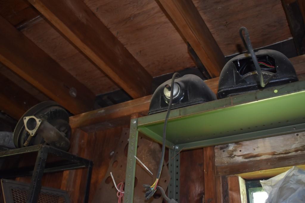 3 Shelves of Car Related Items