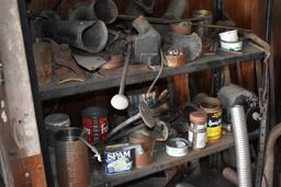 3 Shelves of Car Related Items
