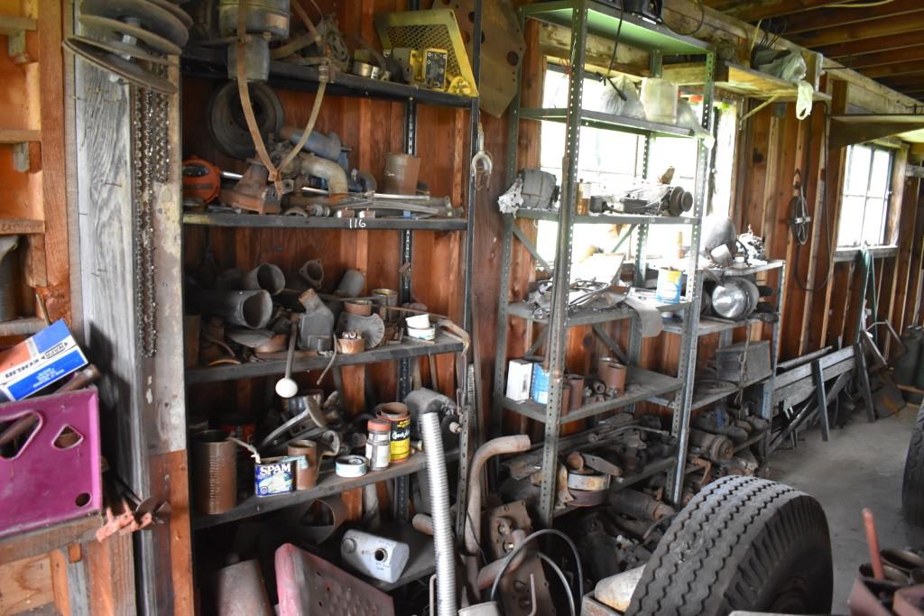 3 Shelves of Car Related Items
