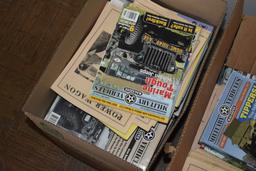 4 Boxes of Army Jeep and Car Related Literature