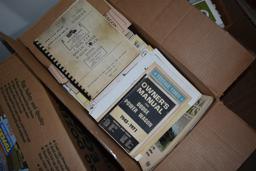 4 Boxes of Army Jeep and Car Related Literature