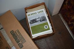 4 Boxes of Army Jeep and Car Related Literature