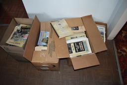 4 Boxes of Army Jeep and Car Related Literature