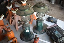 2 Coleman Propane Fueled Camping Lanterns