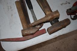 Group of Hammers and Pickaxe