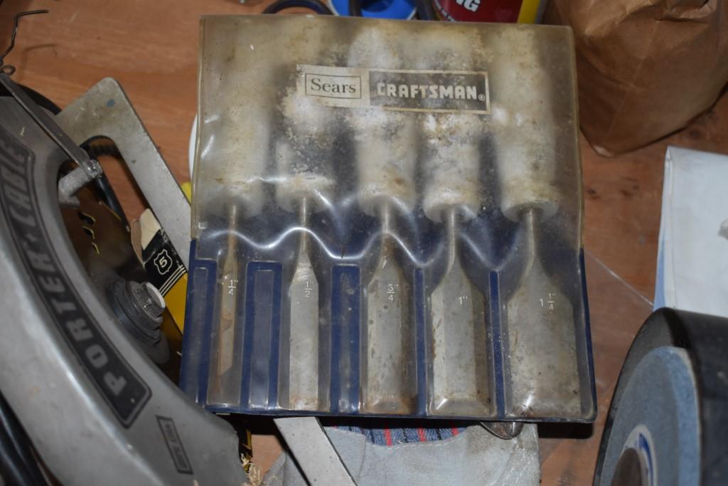 Contents of Left Side of Work Bench