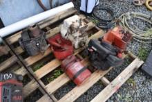 Pallet with 4 Motors and Some Parts