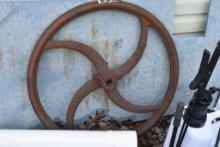 Antique Crank Wheel