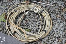 Two Cable Slings with Hooks