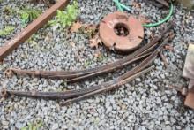 Trailer Springs and 2 Speed Co Tractor Front Wheel Weights
