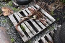 Pallet with 3 Point Arms and Exhaust Parts