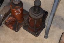 Two Hydraulic Bottle Jacks