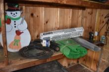 Snow man Decoration, Tarp, Hose and Flashing