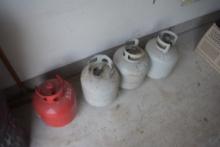 4 Propane Tanks