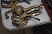 3 Large Welding Vise Grips