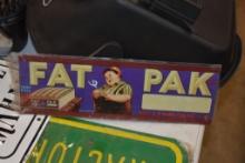 Fat Pack Metal Sign