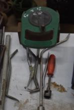 Greenlee Fish Tape, Antique Metal Stamps and Specialty tools