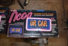 Kool Glo Neon License Plate Frame/ Border