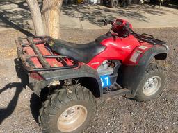 Red Honda Four Wheeler, Have Title, 166 Miles, 528 Hours