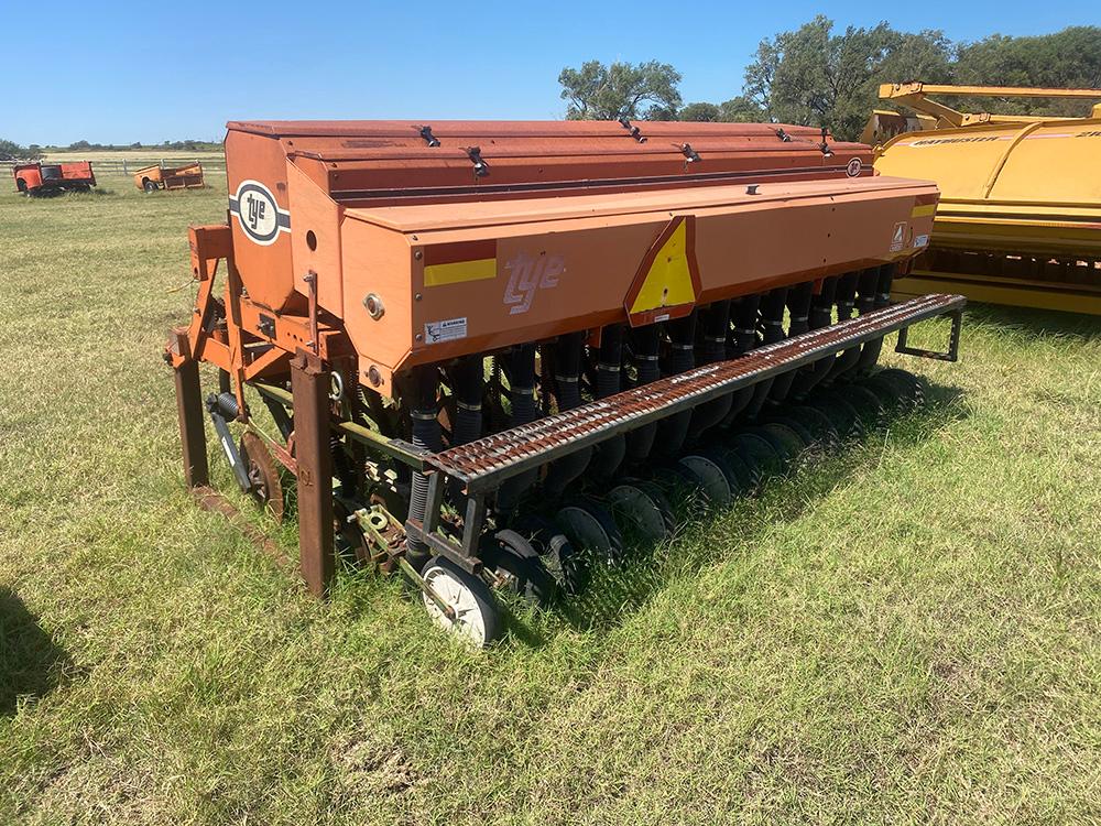10ft Tye No Till 3 Box Double Disc Drill 8inch Spacing