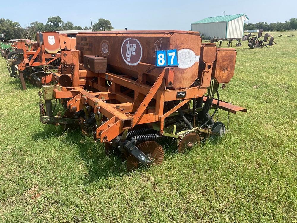 10ft Tye No Till 3 Box Double Disc Drill 7.5 Spacing