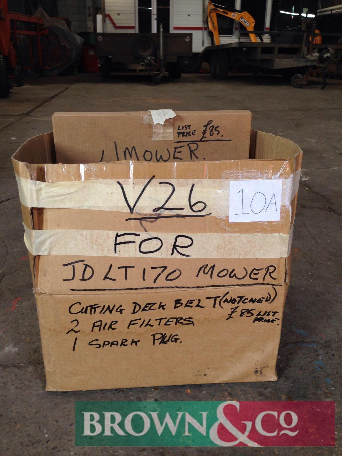 Spares for John Deere LT170 ride on lawn mower