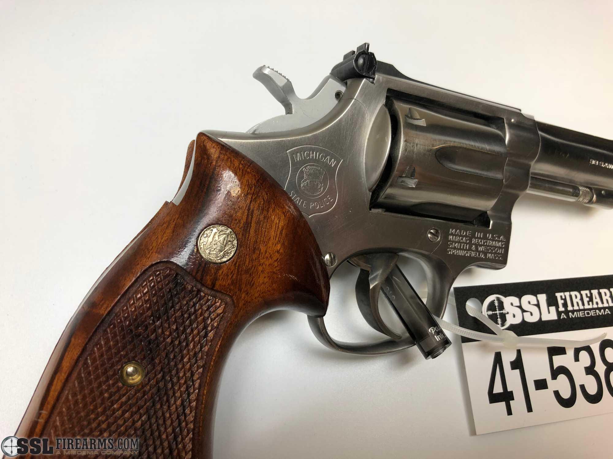 "Smith & Wesson Model 67 .38 S&W SPL Revolver ""Michigan State Poli