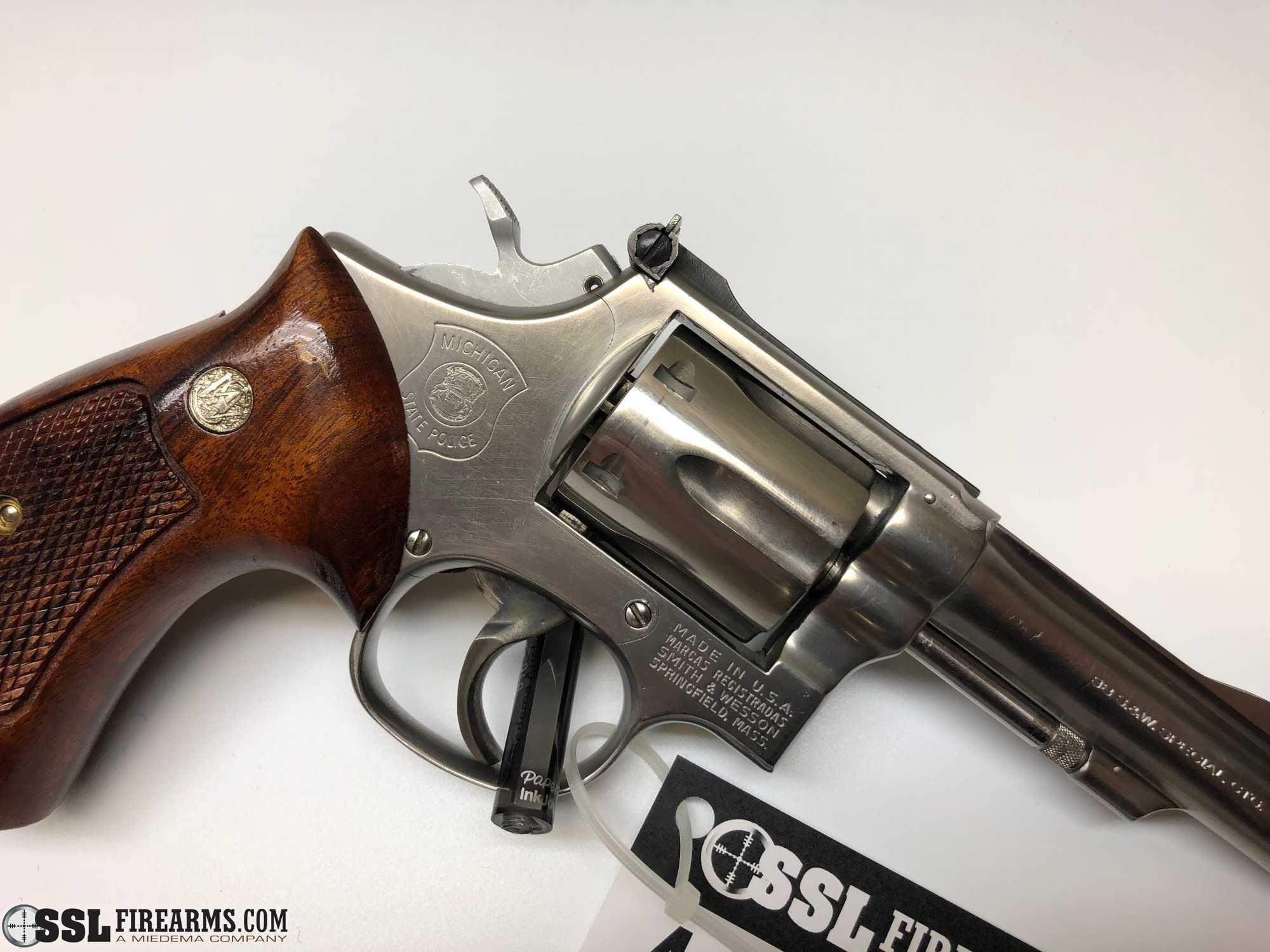 "Smith & Wesson Model 67 .38 S&W SPL Revolver ""Michigan State Poli