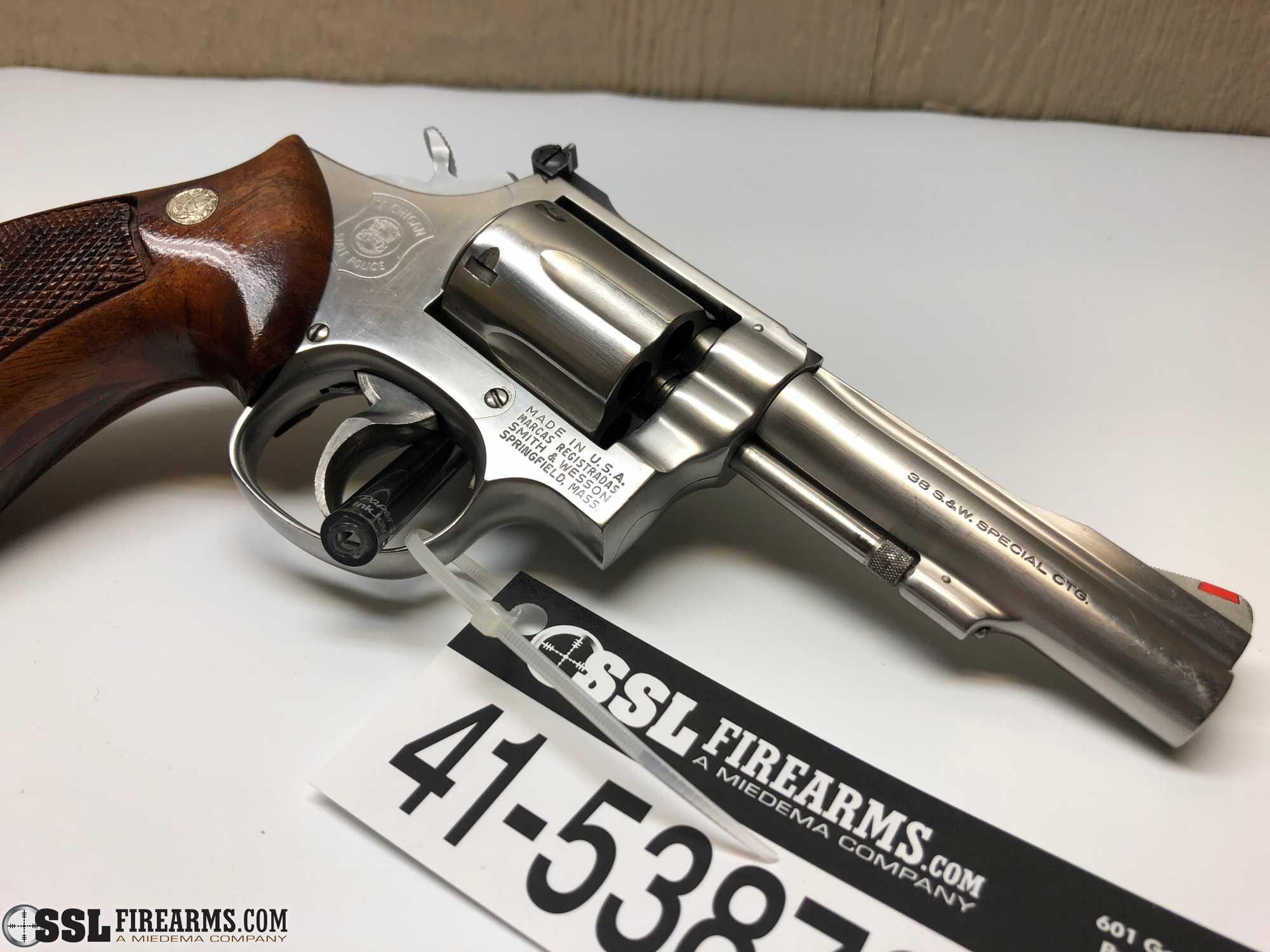 "Smith & Wesson Model 67 .38 S&W SPL Revolver ""Michigan State Poli
