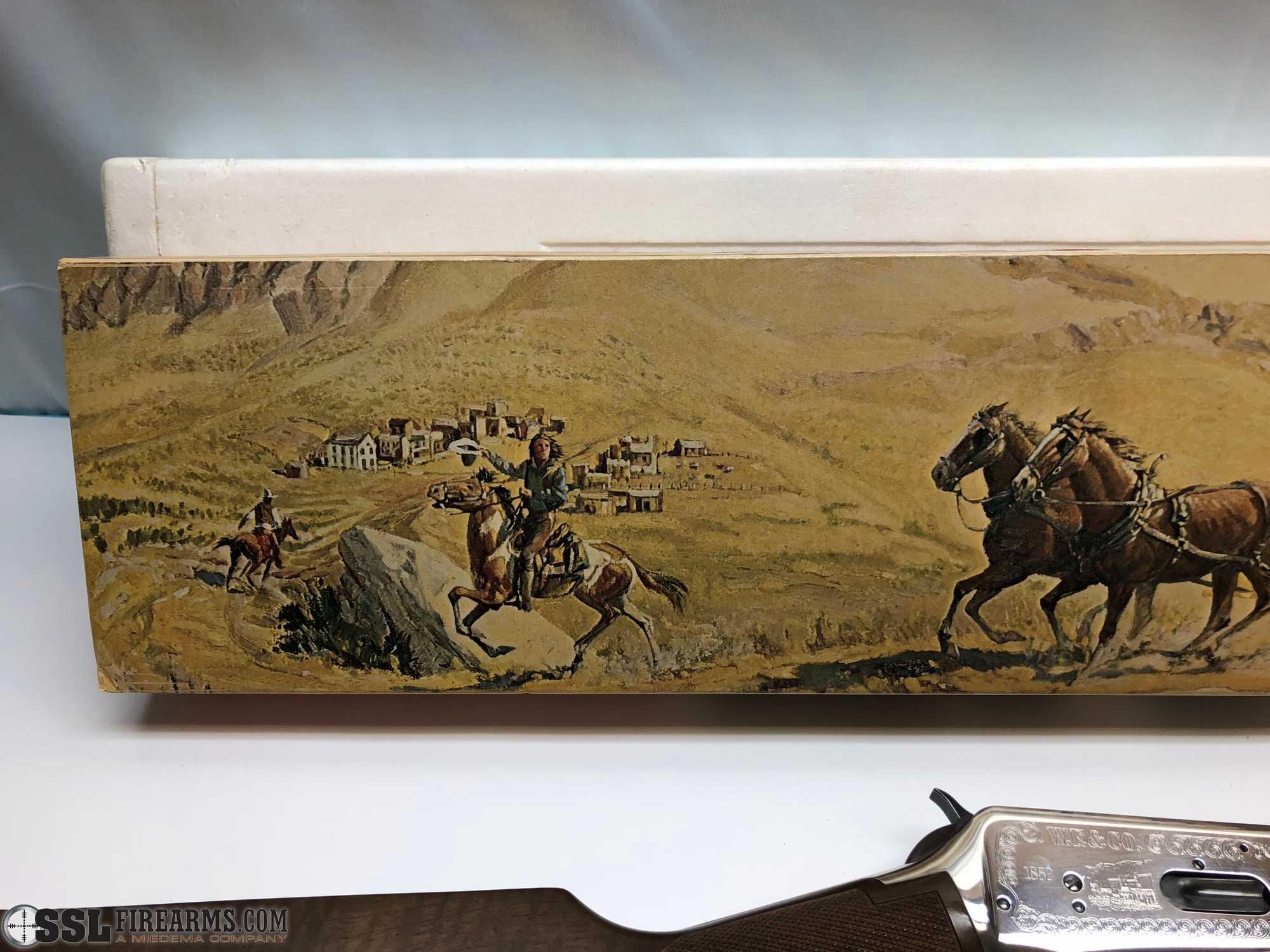 "Winchester Model 1894 30-30 Wells Fargo Commemorative Rifle is in overall