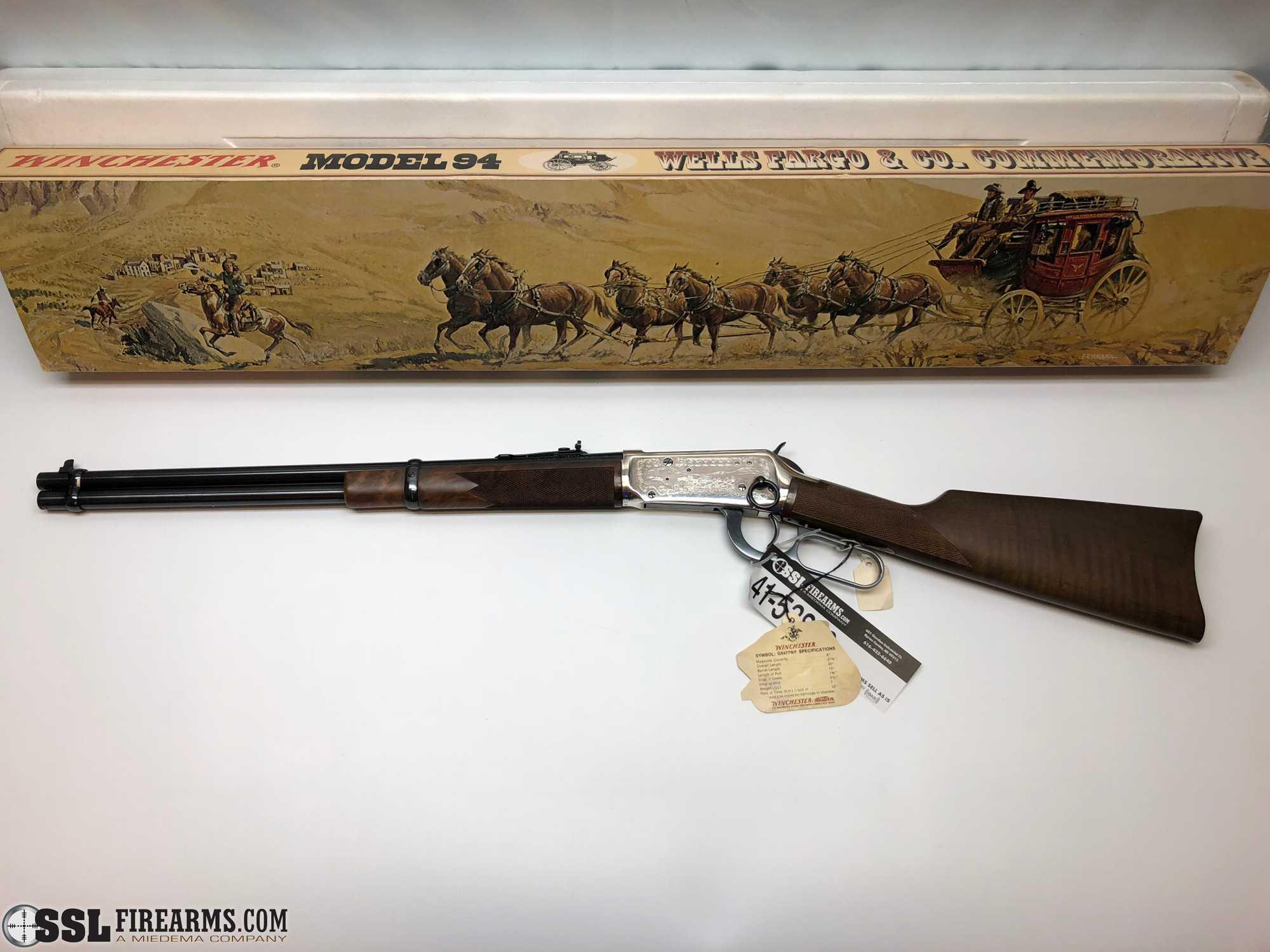 "Winchester Model 1894 30-30 Wells Fargo Commemorative Rifle is in overall