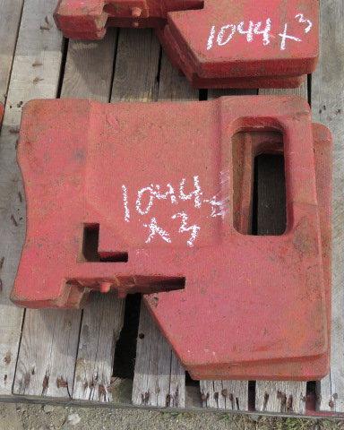 International 100lb suitcase weights - large handle - - this is 3 times the money