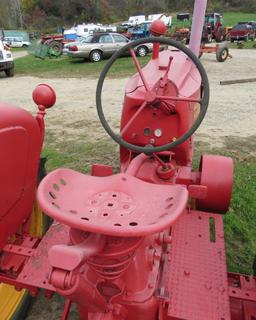 Massey Harris 101 Junior tractor runs but needs new starter this tractor has been donated for Callen