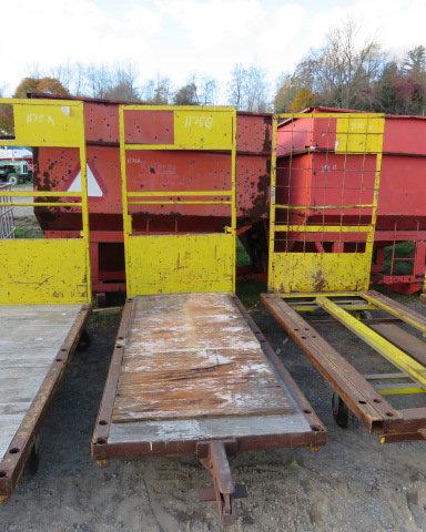 large yellow industrial carts