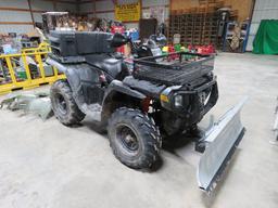 2007 Polaris ATV Sportsman 4x4 w/ plow & winch