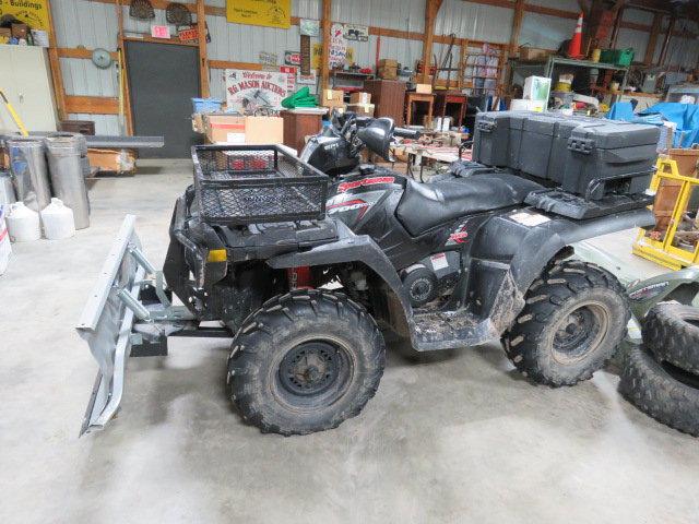2007 Polaris ATV Sportsman 4x4 w/ plow & winch