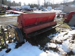 Minneapolis moline grain drill with double disc with grass seed