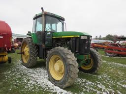JD 7810 4wd w/cha transmission & brake issues does run 2317 hrs front 4wd unhooked sidedoor missing