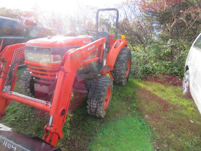 Kioti DK 35w/KL1450 loader 217hrs