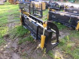 78" grapple skidsteer bucket