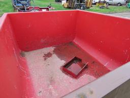 Toro tractor with dump