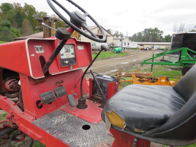 Toro tractor with dump
