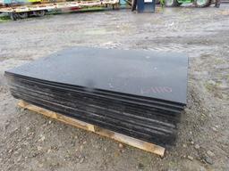 RUBBER MATTING ON PALLET
