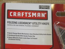 CRAFTSMAN FOLDING LOCK BACK UTILITY KNIFE NEW