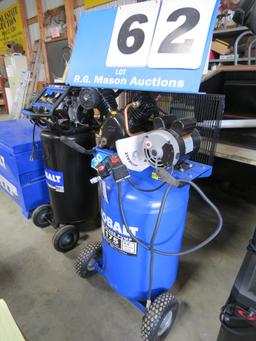 KOBALT TWO STAGE AIR COMPRESSOR 175 MAX PSI WHEN PLUGGED IN IT JUST HUMS